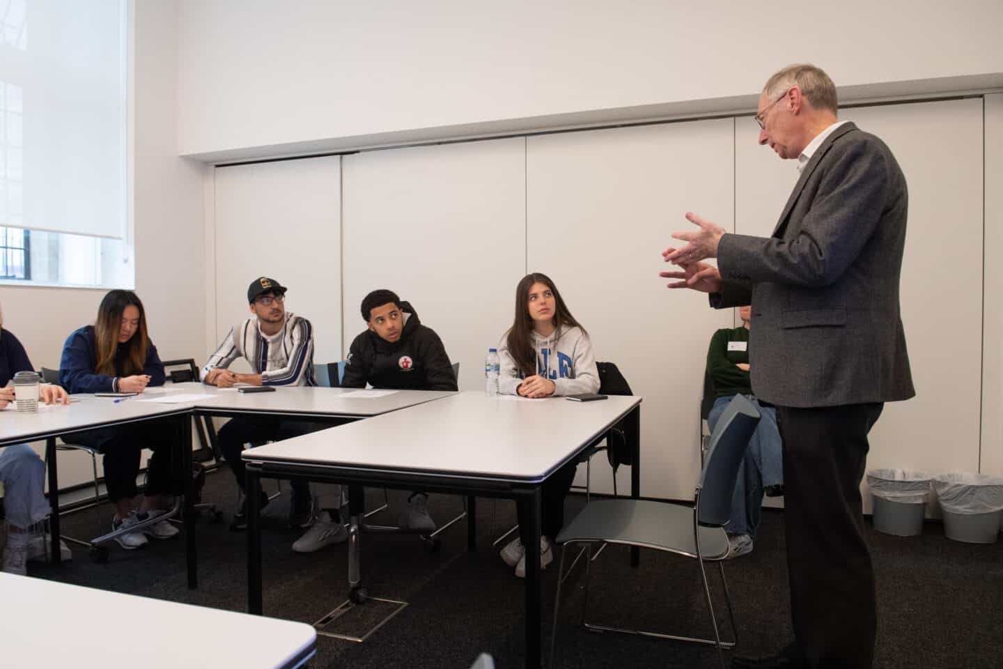 Prof Mark Moloney led an academic session for the 2022 Aspire Liverpool residential programme.