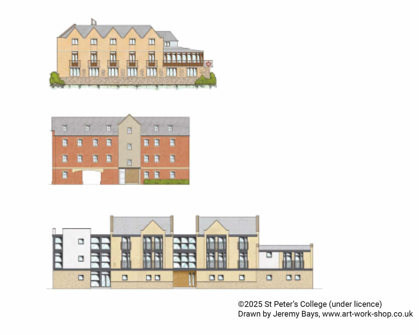 Drawings of buildings