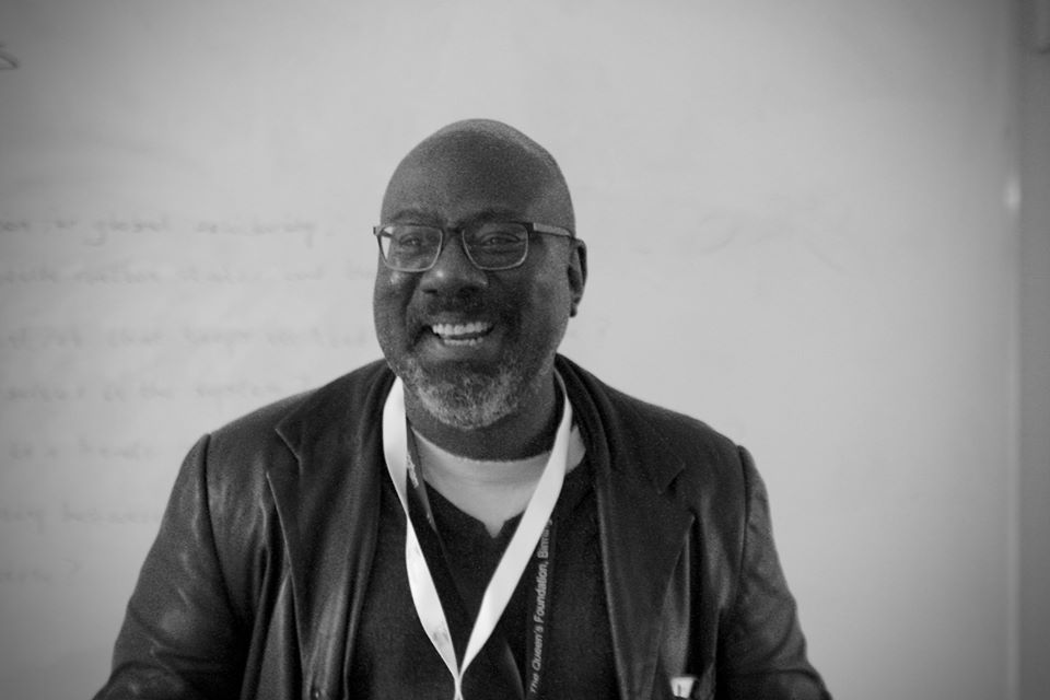A man smiling
