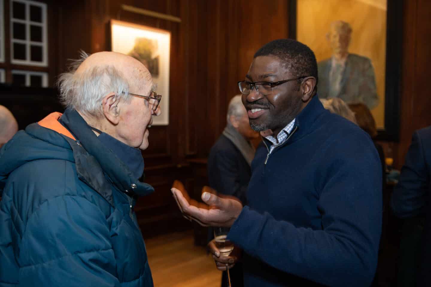 Billy Watson and Professor Dapo Akande