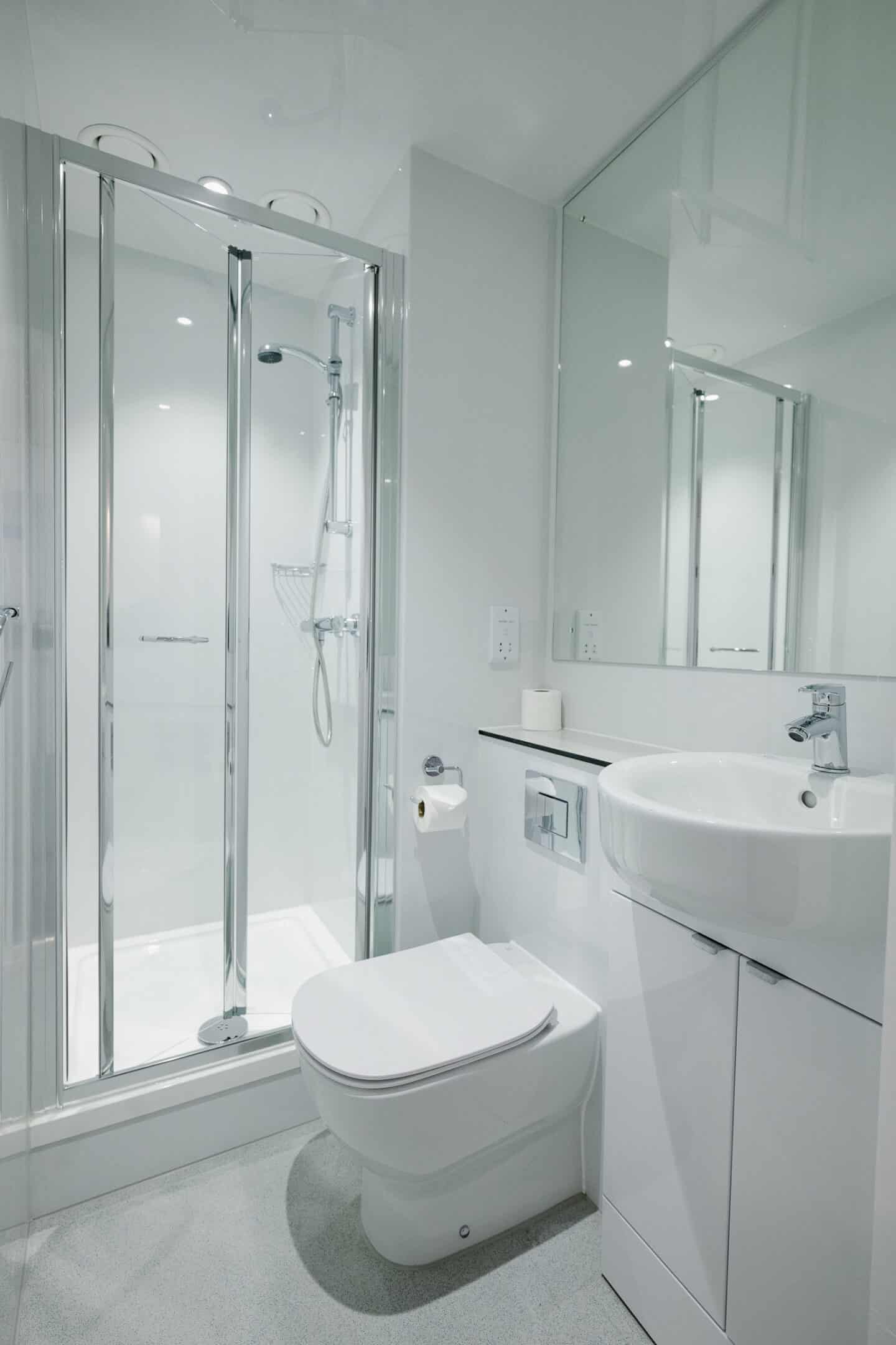 Interior of a bathroom