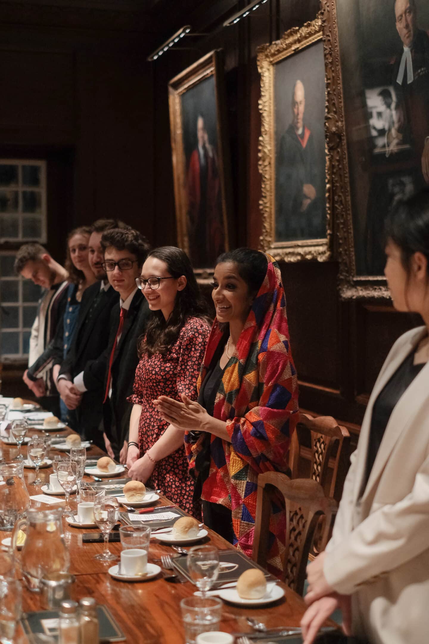 Serene Singh recited a Sikh prayer as the grace at the EDI Dinner