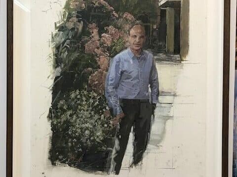 Mark Damazer portrait by Eileen Hogan