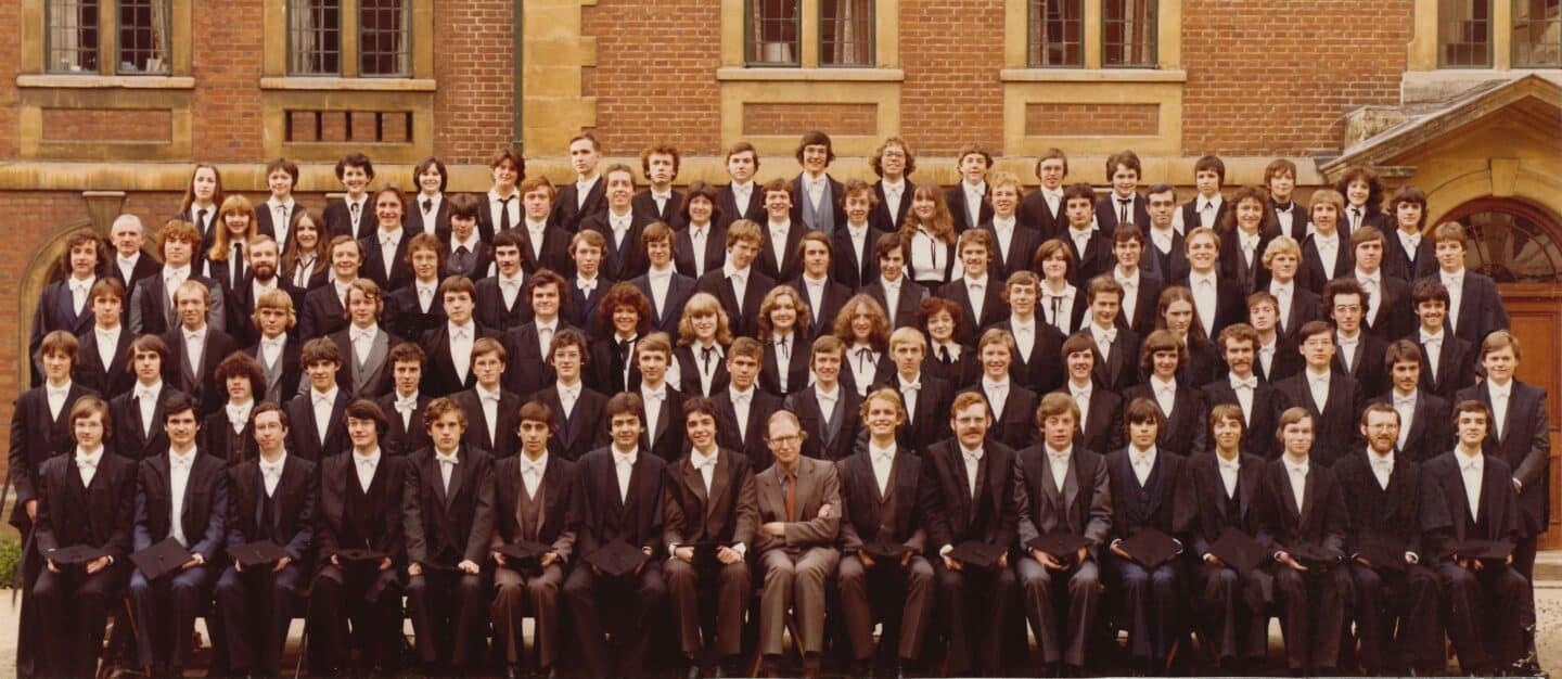 Matriculation photo from 1979