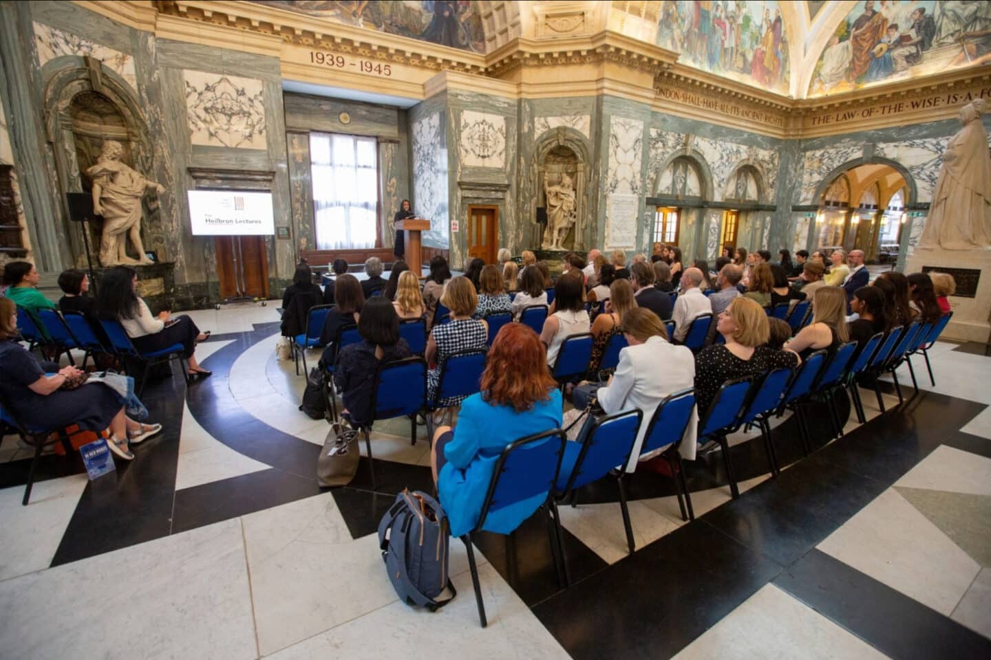 Lavanya Rajamani lecturing at the Old Bailey