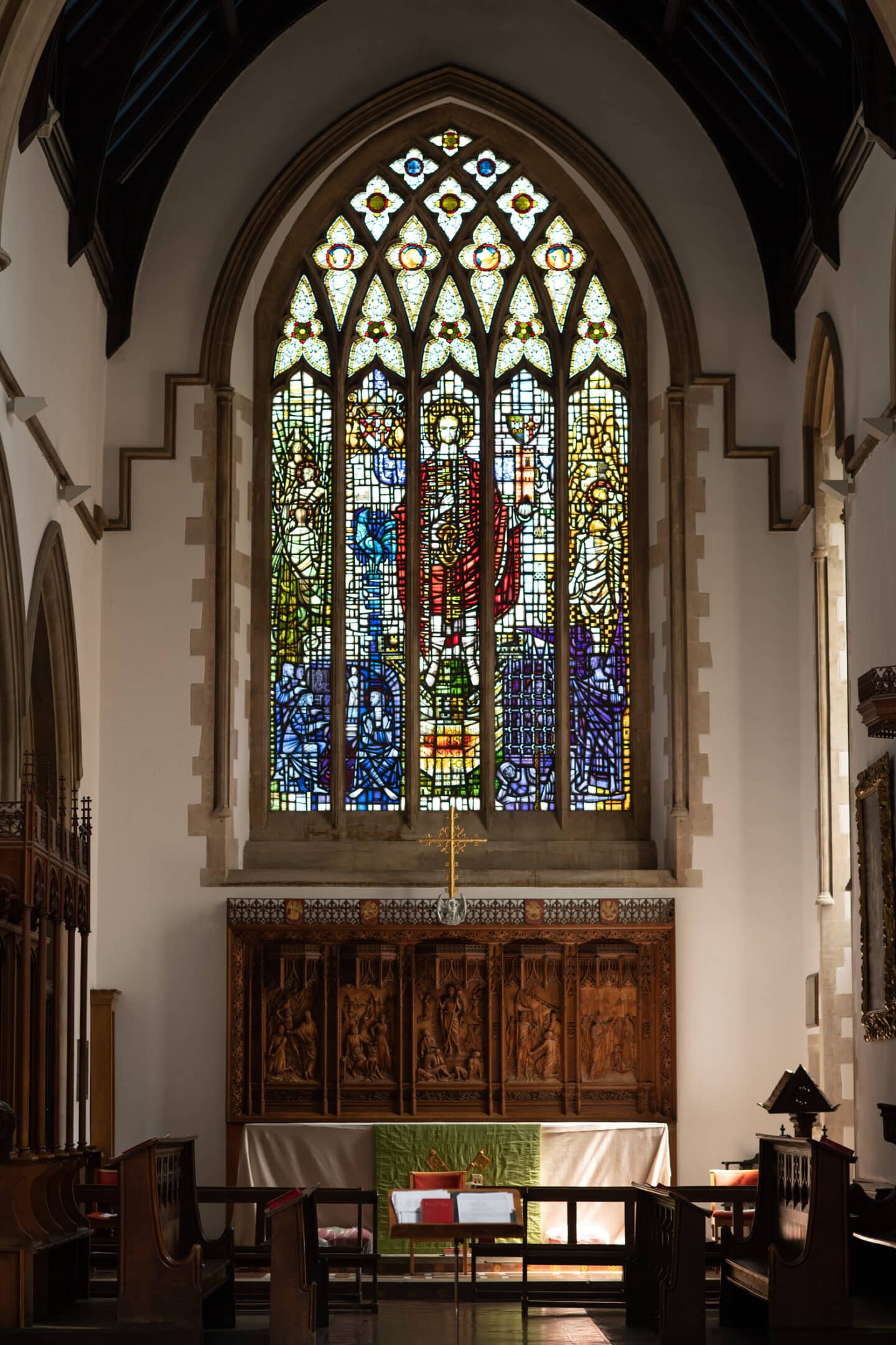 Stained glass window