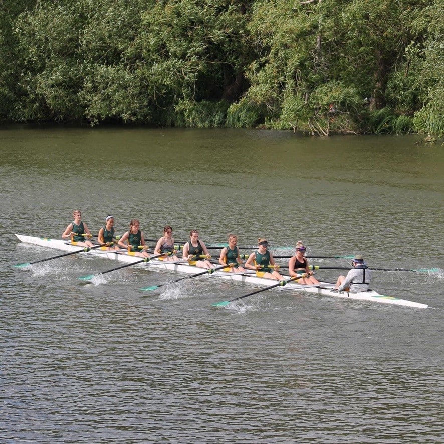 St Peter's College Boat Club men's eight crew