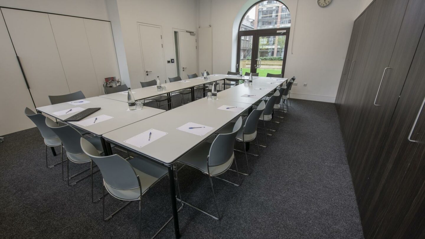 Theberge Room boardroom layout