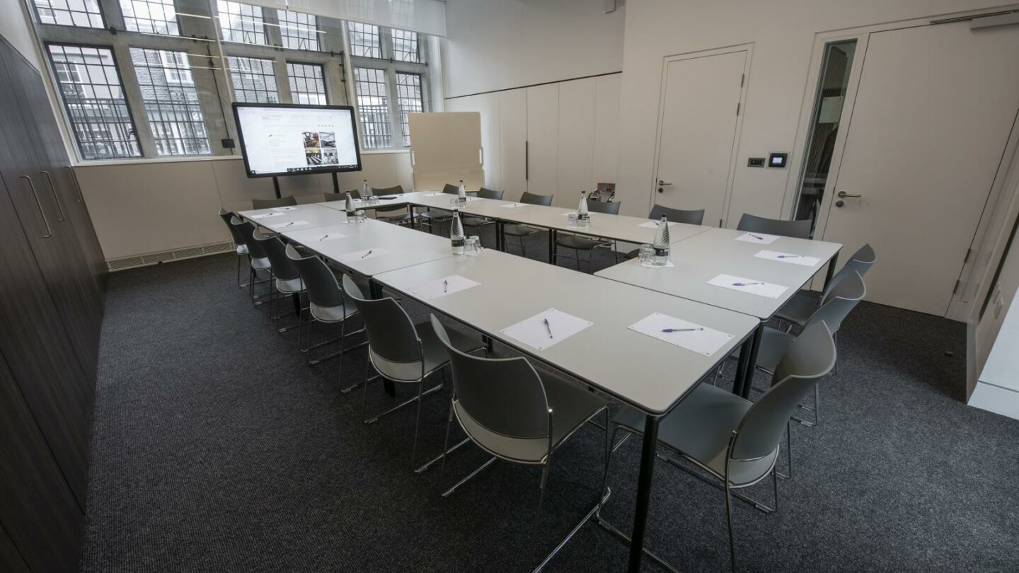 Theberge Room boardroom layout