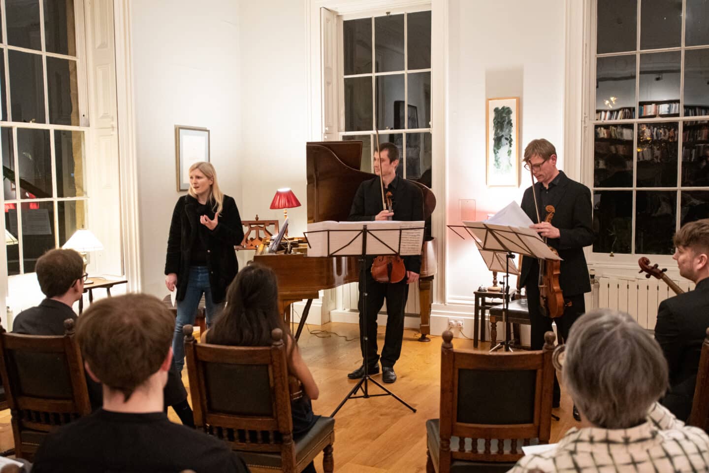 instrumentalists at a musical performance